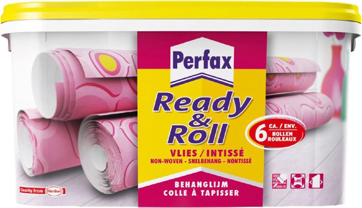 Perfax Ready & Roll Behanglijm Vlies - 4,5 kg
