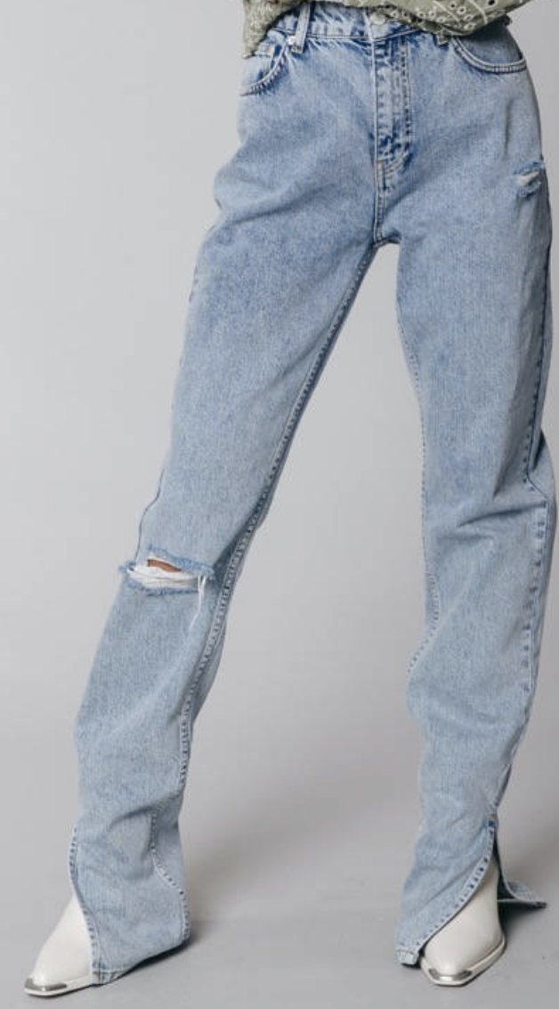trend 3 split jeans
