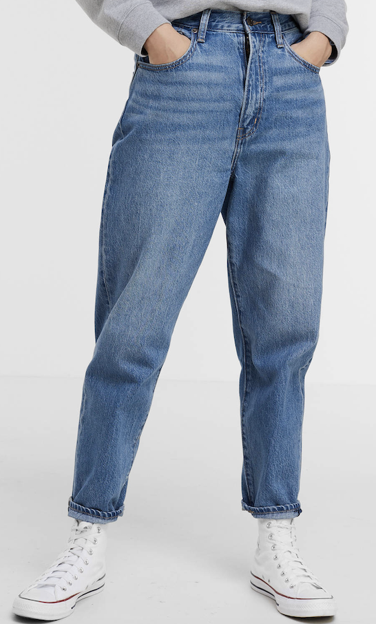 Levi's  high waist tapered fit jeans