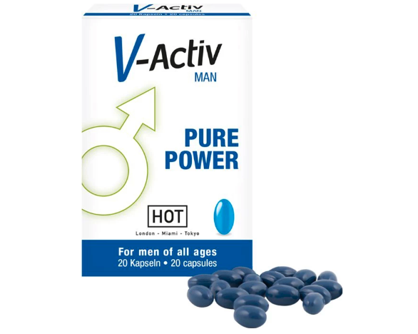 HOT V-Activ Pure Power Voor Mannen - 20 stuks